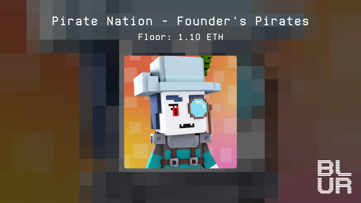 Founder's Pirates: Minting on November 8th, by Pirate Nation